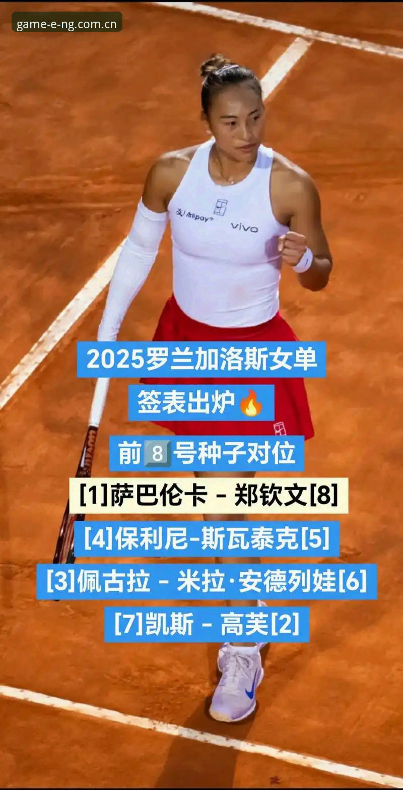 2026法网女单签表出炉，中国金花郑钦文面临保分压力最新动态